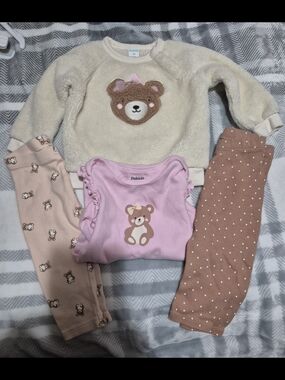 Pekkle Teddy Bear Baby Set 9M
